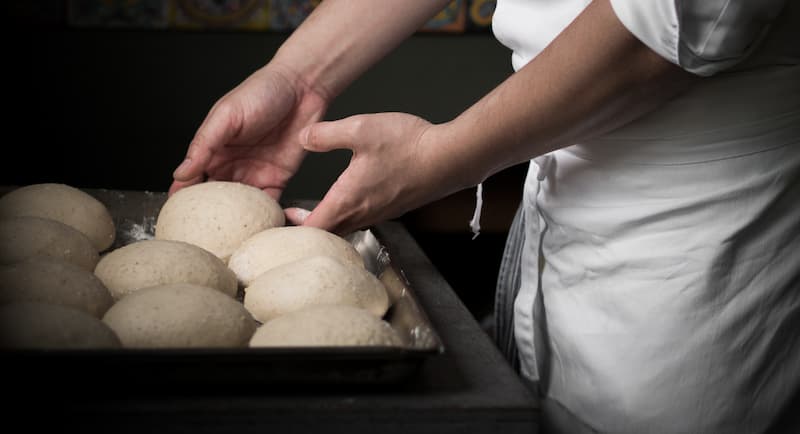 Chef preparing fresh food